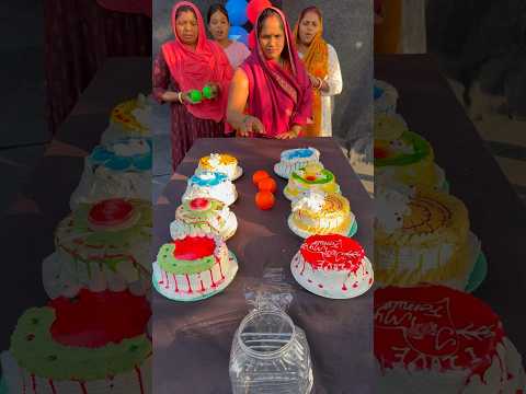 Next level Family Cake Challenge #short