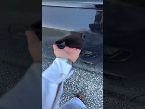 حركة فتحة الباب في البي ام دبليو الفئة السابعة الجديدة #shorts
