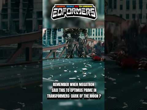 Remember when megatron said this... #edformers #transformers