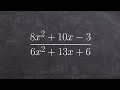 Factoring Polynomials and Rational Expressions