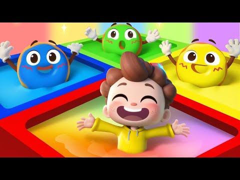 Donat Warna-warni Sedang Menari dengan Neo| Lagu Donat | Ayo ! Neo | BabyBus Bahasa Indonesia