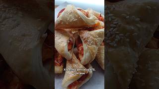 Слойки із листового тіста , конвертики из слоёного теста #рецепты #рецепти #слоеноетесто #слойки