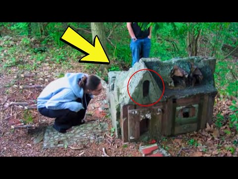 Frau entdeckt kleines HAUS im Wald – Als sie hineinschaut, ist sie SCHOCKIERT! 😱