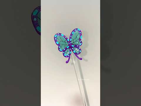 【飴細工】胡蝶しのぶの髪飾り飴でつくってみた🦋Shinobu Kocho’s Hair Clip Candy#鬼滅の刃 #無限城編