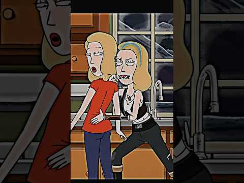 Beth Falls Deeply In Love with Herself- (Rick and Morty TvSeries) #movie #series #shorts