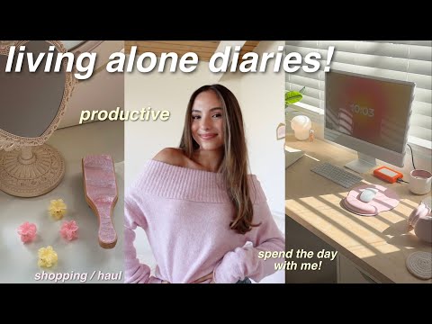 LIVING ALONE DIARIES 🫶🏼 productive day in my life as a college student!