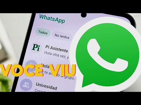 NOVA ATUALIZAÇÃO do WHATSAPP! Novo Recurso Apareceu Veja