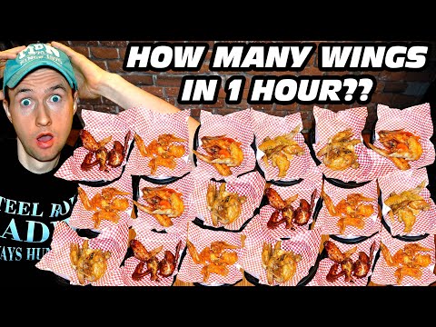 "WE RAN OUT OF WINGS" Trying To Set An All-You-Can-Eat Wing Challenge Record!