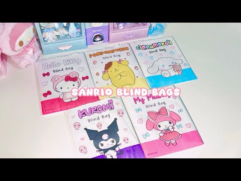 sanrio blind bags compilation! 💕 | ASMR | tutorial | paper diy | sanriolve