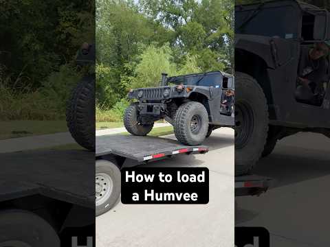 How to properly load a humvee. 💪🏼😎