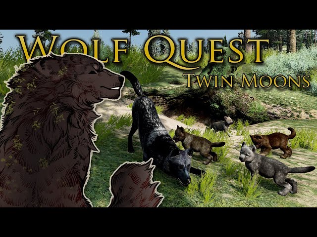 A Wildflower Litter of WOLF PUPS is Born!! ? WOLF QUEST: TWIN MOONS • #16