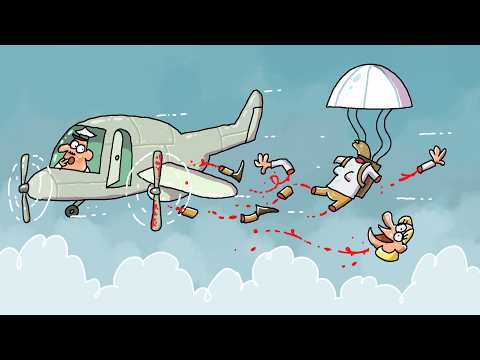 The Most INSANE Skydiving Hack (Don’t Try This) | Cartoon Box 471 | Hilarious Cartoons