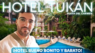 ¿El hotel más BARATO a una calle de la 5ta avenida? Así es el Hotel Tukan 🏝️ | Playa del Carmen