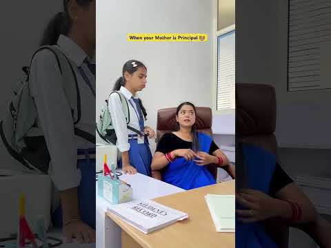 When your mother is principal in school #comedy #funny #teacher