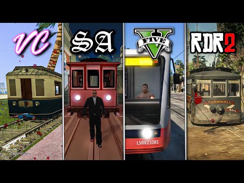 How to Ride TRAMs in GTA & RDR Games?