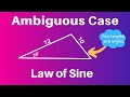 Understanding the Ambiguous Case in the Law of Sines