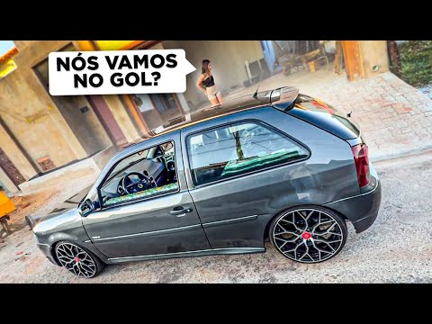 BUSQUEI MINHA NAMORADA COM O GOL LOTADO DE SOM🔥 *muito grave*