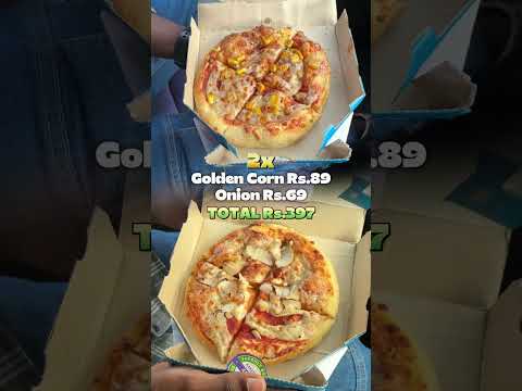 Rs.232 KU 4 PIZZA AH 🤩🤩🤩 | #food #foodie #shorts