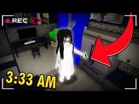 I Caught A Ghost On Camera in Roblox Brookhaven at 3AM...