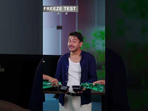 ₹4,500 Smartphone vs ₹1,00,000 iPhone - Freezing Test #techmastershort #tech