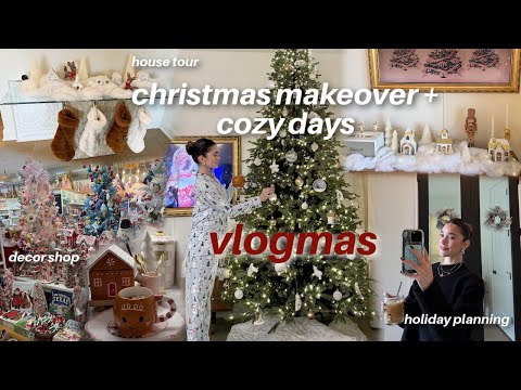 cozy days (VLOG) | how i'm doing, vlogmas planning, decor haul & tour, festive nails, cooking