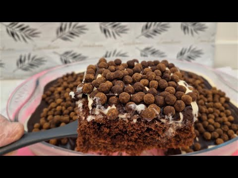 كيكة الترند🔥  بأسهل وأبسط طريقة مع كيكة صنع منزلي