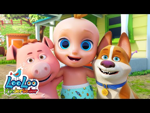 Tiergeräusche für Kinder – Lustiges Lied über Tiere | LooLoo Kids Kinderlieder
