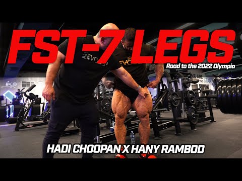 Hany Rambod Guides Hadi Choopan Through Intense FST 7 Leg Workout