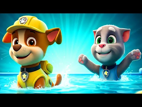 Paw Patrol Rescue Talking Tom from Pool