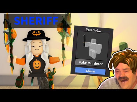 I had KNIFE as SHERIFF in MM2 | Murder Mystery 2