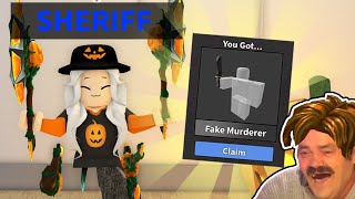 I had KNIFE as SHERIFF in MM2 | Murder Mystery 2