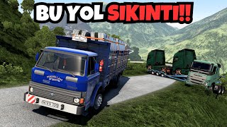 OLAYLI VİDEO !!! - 20 TON MERMER YÜKLÜ FORD 1210 İLE BAŞIMIZA GELMEYEN KALMADI - ETS 2 KAMYON MOD