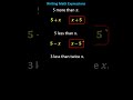 Understanding Basic Math Expressions