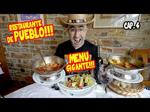 el MENÚ GIGANTE y BARATO de un RESTAURANTE de PUEBLO!!! Ruta NVI Cap. 4