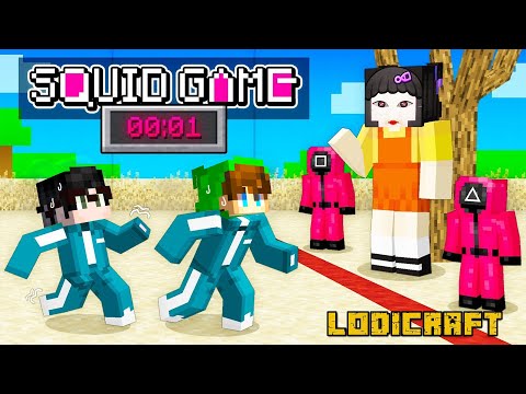 Playing SQUID GAME in Minecraft! - LodiCraft