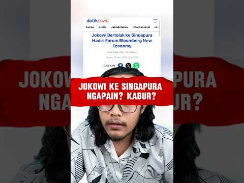 Jokowi kabur ke Singapura? #dialectique #dialektika #prabowo #gibran #jokowi #ijazahjokowi