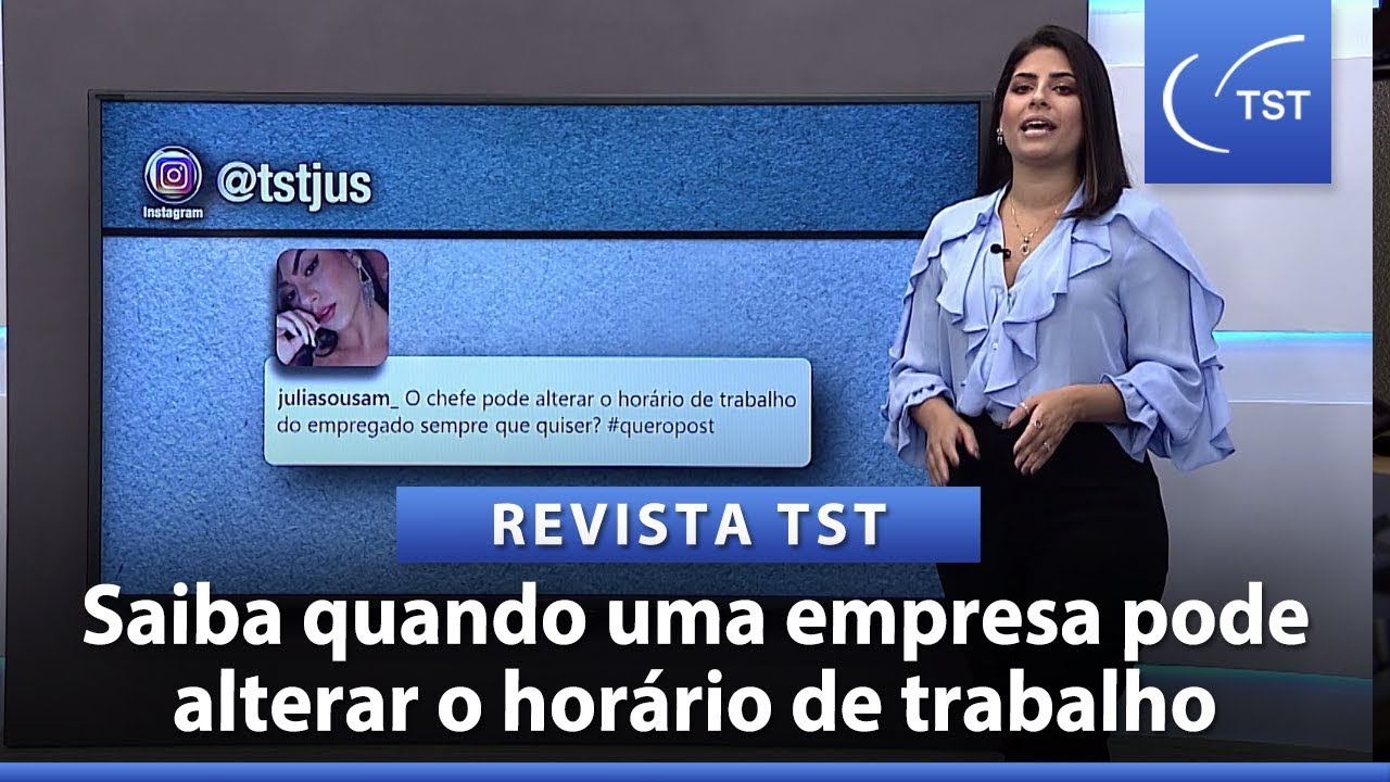 TST – Empregado pode ter horário de trabalho alterado a qualquer momento?