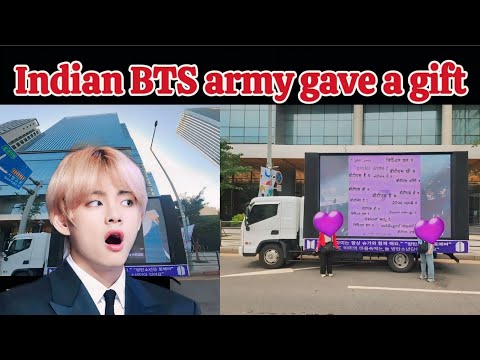 Indian Fans Send Gift To BTS🇮🇳 BTS got shocked #bts