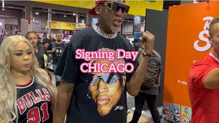 Autograph signing day in Chicago