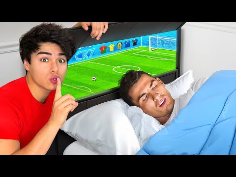 I Built a SECRET Soccer Field For Ronaldo!