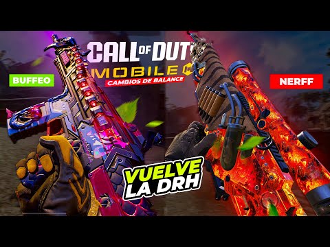 VUELVE LA DRH y HOLGUER!: Todos los cambios de balance Season 7 (Test Server 2025) | COD: Mobile