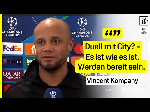 Kompany über mögliches Duell mit Man City | FC Bayern - Bratislava | UEFA Champions League | DAZN