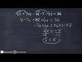 Solving Linear Equations Concepts