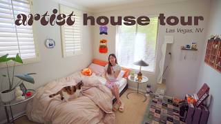 Artist HOUSE TOUR 🪴 $2,600 three story house with my home office and studio