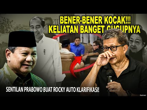 ROCKY GERUNG MELELEH !! LANGSUNG MINTA MAAF KETAKUTAN KE PRABOWO, AKHIR KEDUNGUAN?