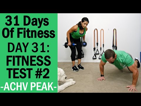 31DoF Tag 31 – Fitnesstest Nr. 2 – Bänder oder Hanteln