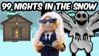 SURVIVING 99 NIGHTS IN THE SNOW BIOME