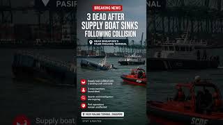 🚨 3 Dead After Boat Sinks Near Singapore Port
