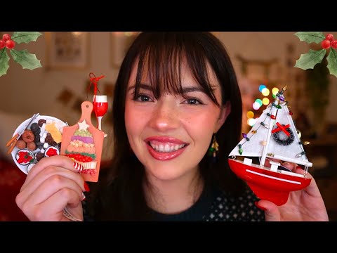 ASMR Tingly Christmas Decor Haul & Collection 🎄🎅🏻🍭🍫