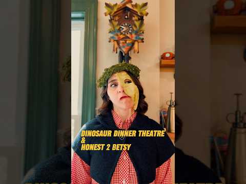 @dinosaurdinnertheatre1792 is helping Betsy with her Jack-o-lantern-ing.